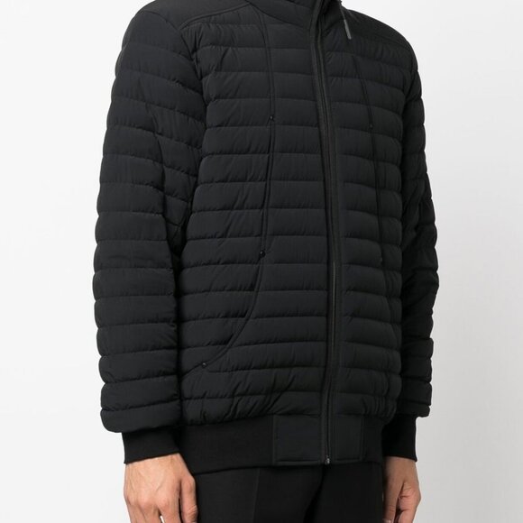 Moose Knuckles Keap Down Bomber Jacket in Black, Large - Picture 16 of 16